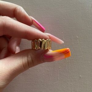 Gold tarnish proofing created by hand